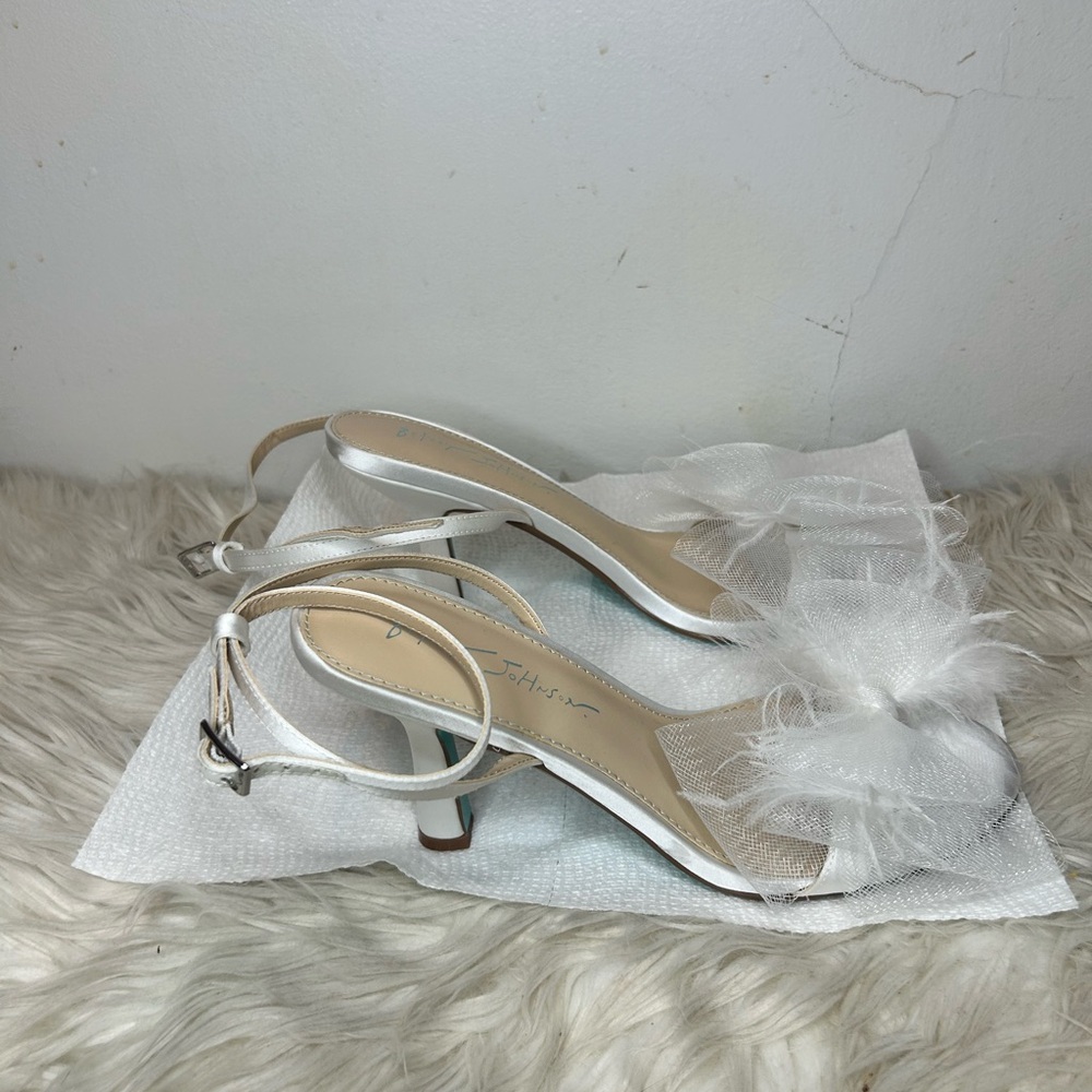 Betsy Johnson shoes. Worn once and very beautiful up close